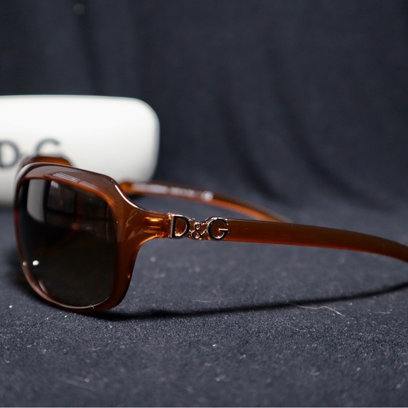 Dolce & Gabbana Dark Honey Y2K Wrap Sunglasses - Picture 3 of 10